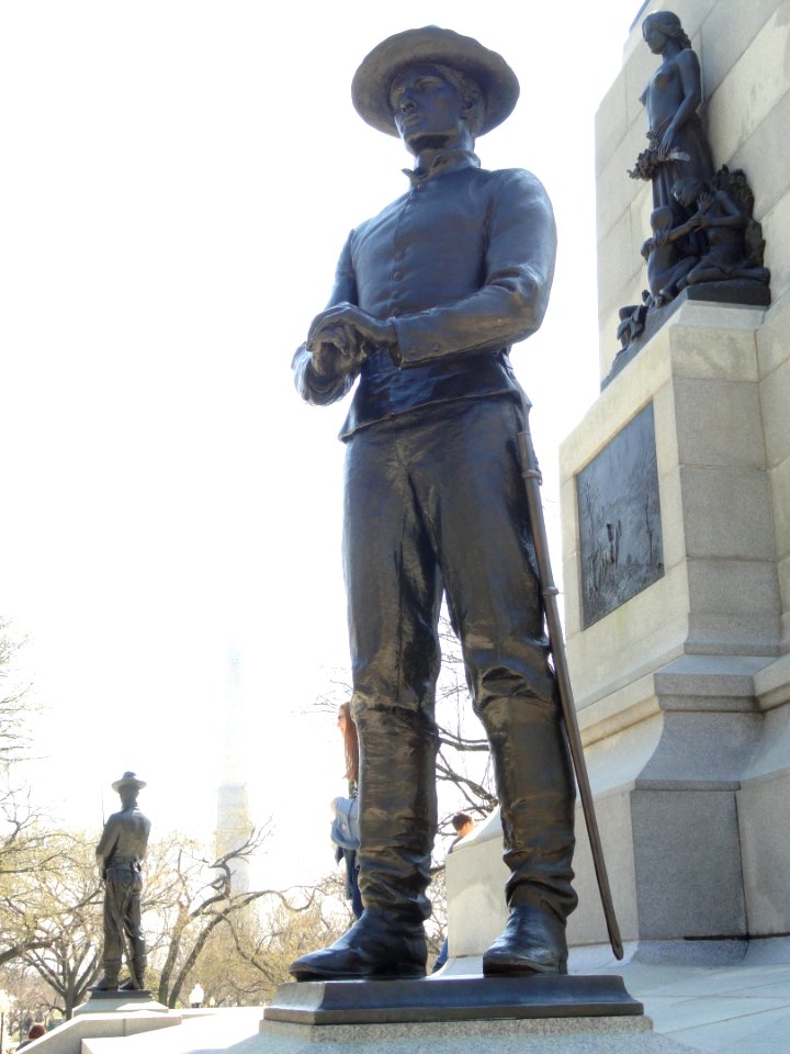 Statue - General William Tecumseh Sherman Monument - Sherman Plaza - Washington DC - DSC08315