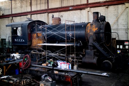 Steam Engine Restoration at Nevada Northern Railway Museum photo