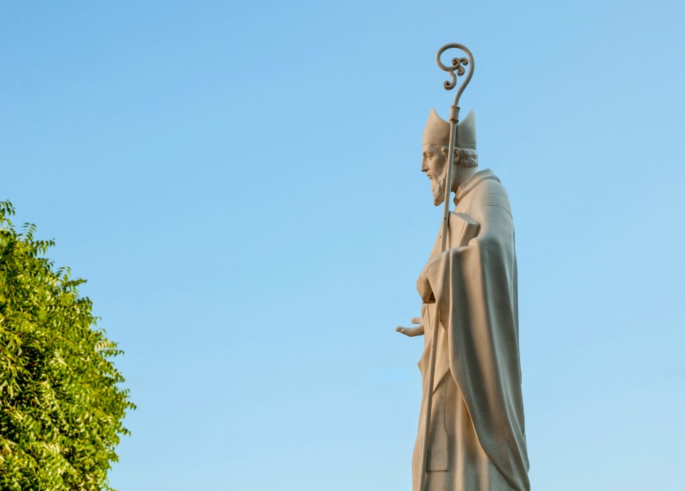 Statue San Agustino Recoleto in Maracaibo