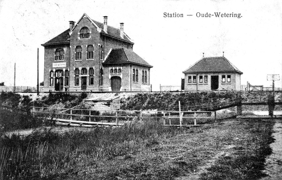 Station Oude Wetering; circa 1912
