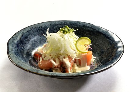 Salmon lunch vegetable