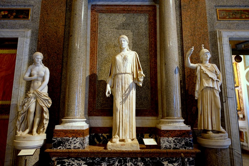 Statues in the Egyptian Room - Galleria Borghese - Rome, Italy - DSC04865