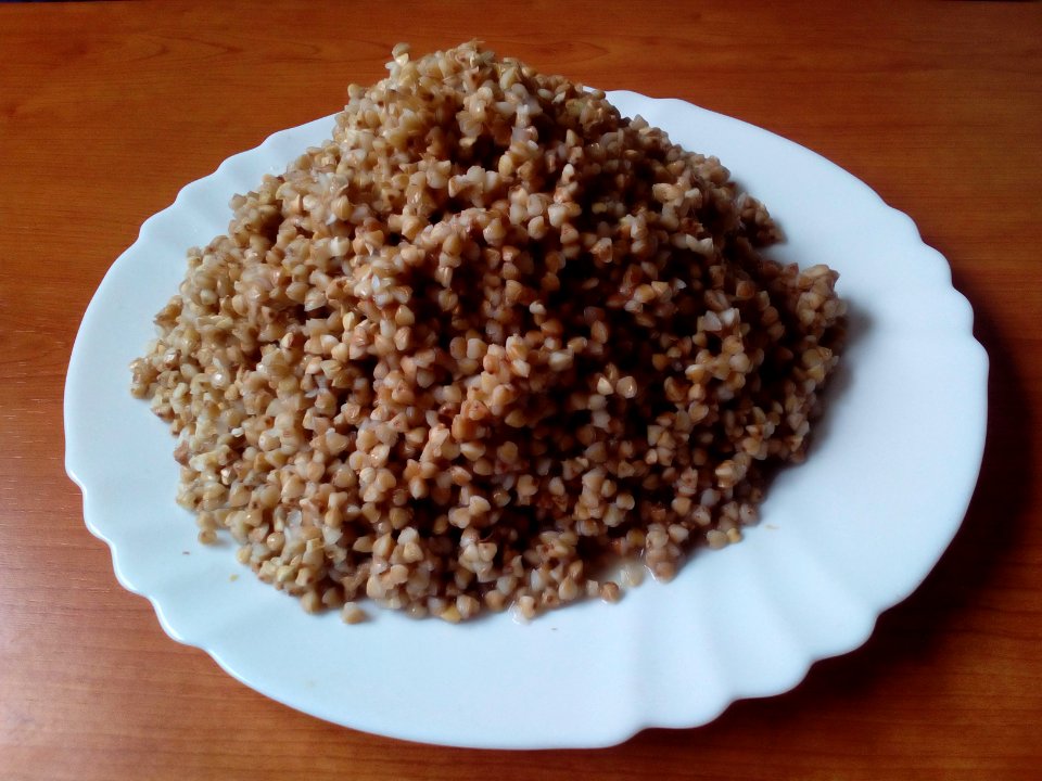 Steamed Buckweat, soaked in water B
