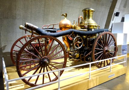 Steam-powered fire engine, 1878 AD, TM12736 - Tekniska museet - Stockholm, Sweden - DSC01509