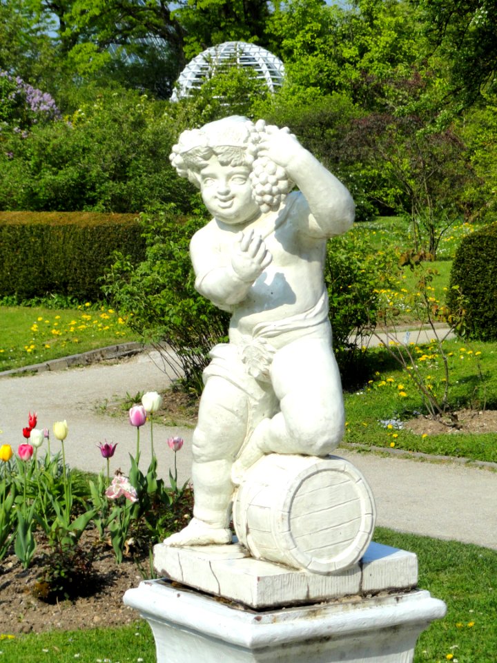 Statue - Botanischer Garten München-Nymphenburg - DSC08199