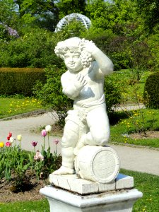 Statue - Botanischer Garten München-Nymphenburg - DSC08199
