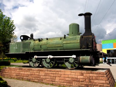 Steam locomotive Bourbonnais of the PLM at the Cité du Train photo 4