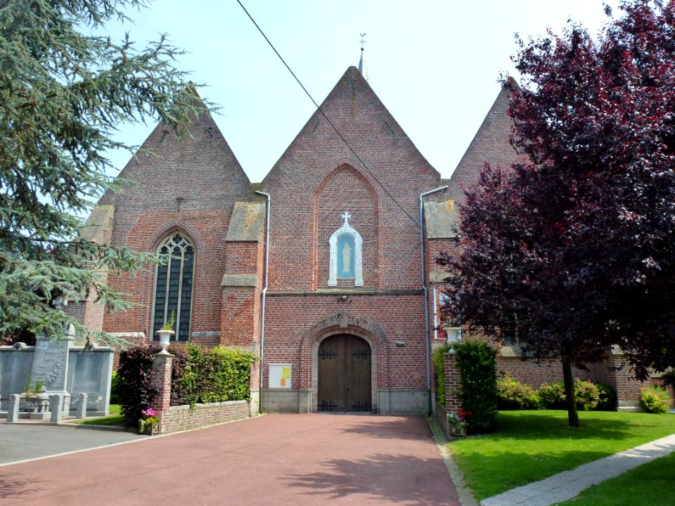 Steenbecque (Nord, Fr) église Saint-Pierre, hallekerke