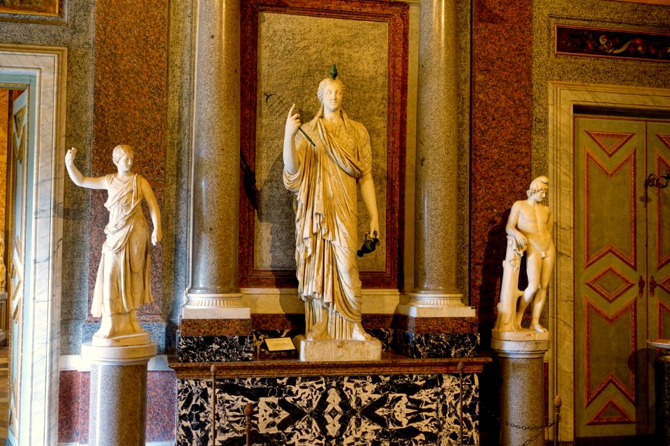 Statues in the Egyptian Room - Galleria Borghese - Rome, Italy - DSC04867
