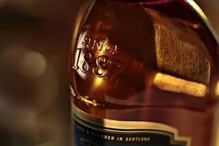 Bottle dark drink