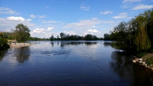 Stausee Kraftwerk Donaustetten nach Wehr