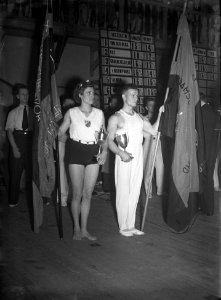 Steenwedstrijd. Beide winnaars, Bestanddeelnr 902-5252