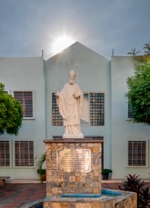 Statue San Agustino Recoleto in Maracaibo 1 photo