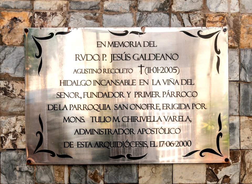 Statue San Agustino Recoleto in Maracaibo 2