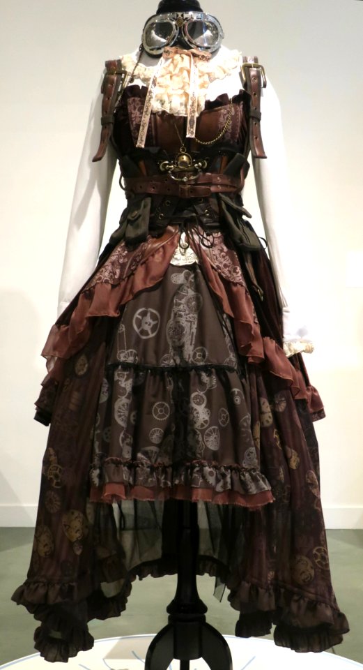Steampunk Lolita ensemble, h.NAOTO, Honolulu Museum of Art