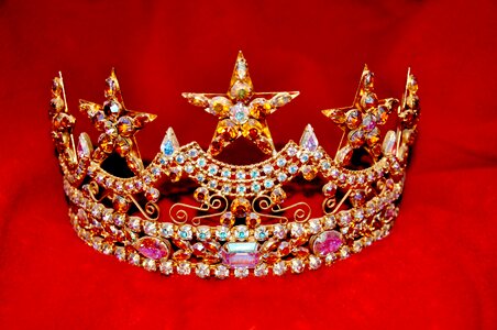 Rhinestones sparkly tiara photo