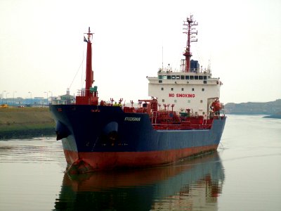 Steersman, at the locks of Antwerp, Belgium 02-Feb-2006