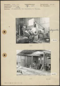 Steenhouwerij Van Linschoten te Utrecht; zaagmachine, Bestanddeelnr 256-4703