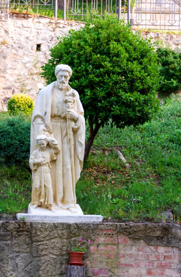 Statue Saint Joseph Jésus Miranda de Ebro