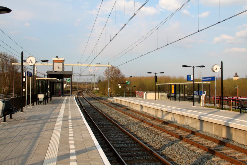 Station Maastricht Noord perrons