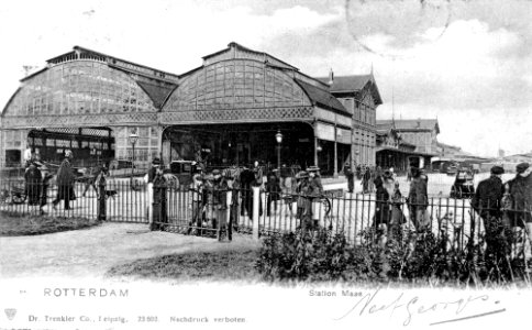 Station Rotterdam Maas; circa 1900 photo