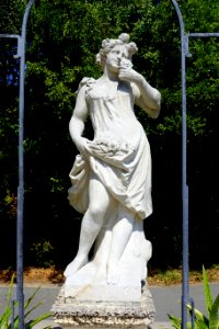 Statue - Vizcaya Museum and Gardens - Miami, Florida - DSC08637