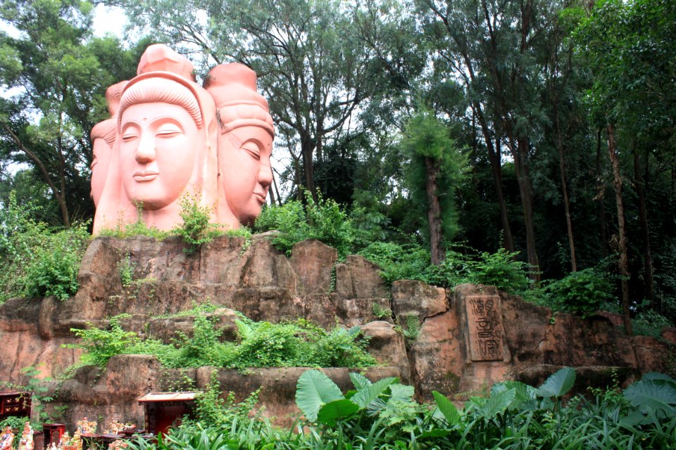 Statue of the Four Faced Buddha at East Lake Park