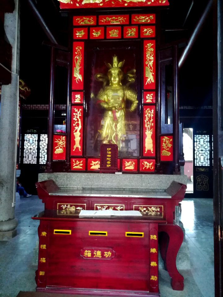 Statue of Skanda, Zhusheng Temple (Hunan)