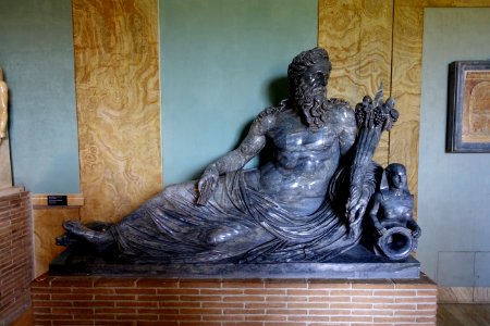 Statue of the Nile, probably Rome, late 1st to early 2nd century AD, marble - Museo Gregoriano Egizio - Vatican Museums - DSC00815