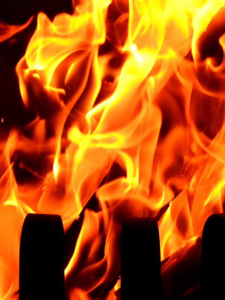 Wood fire hot brand