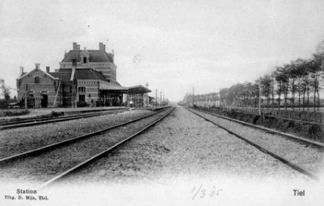 Station Tiel; circa 1900