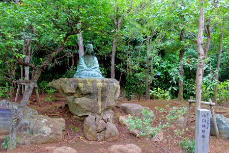 Statue of Yamada Kengyo - Enoshima, Japan 20170731