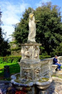 Statue 1 outside Galleria Borghese - Rome, Italy - DSC04567