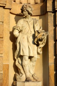 Statue at the Palais im Großen Garten - Dresden, Germany - DSC09052