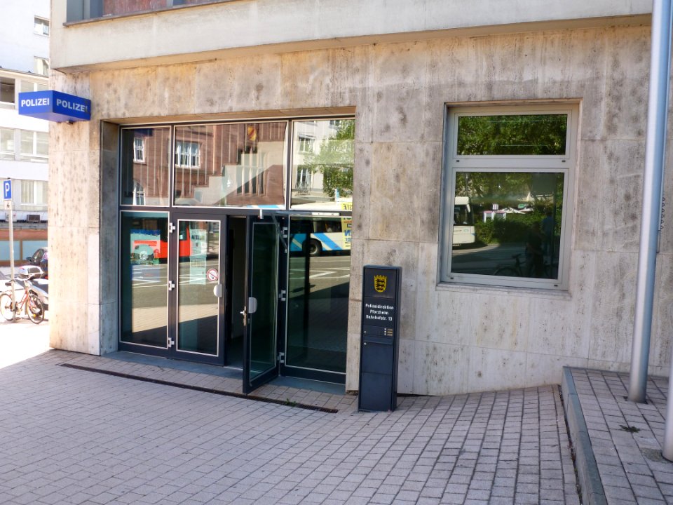 Station de police à Pforzheim