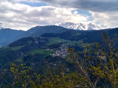 Steinegg und Latemar vom Ritten