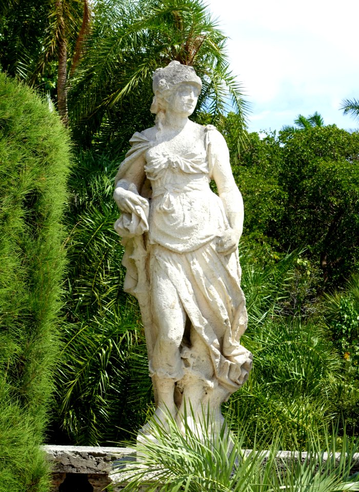 Statue - Vizcaya Museum and Gardens - Miami, Florida - DSC08740