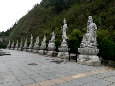 Statues of Guanyin in Miyin Temple, picture24
