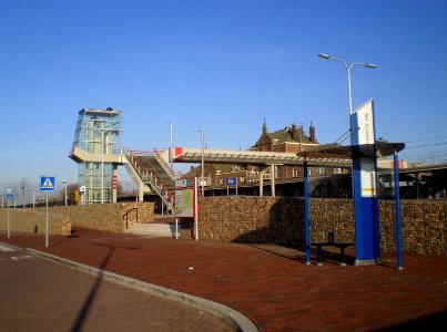 Station Geldermalsen, achterzijde