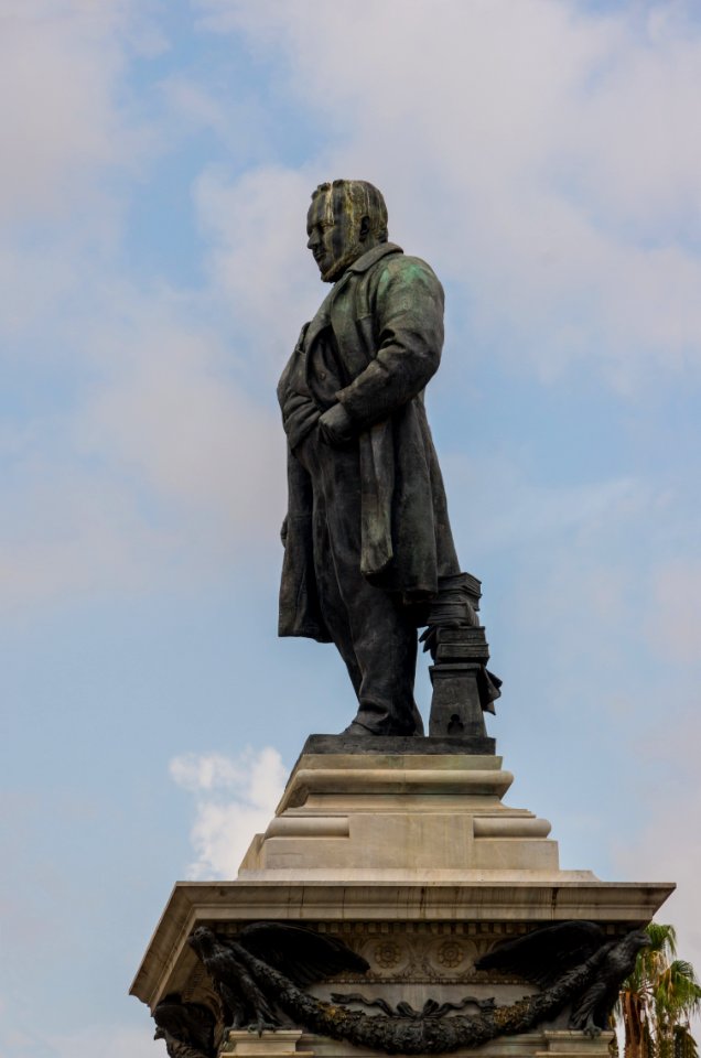 Statue Cavour, Rome, Italy