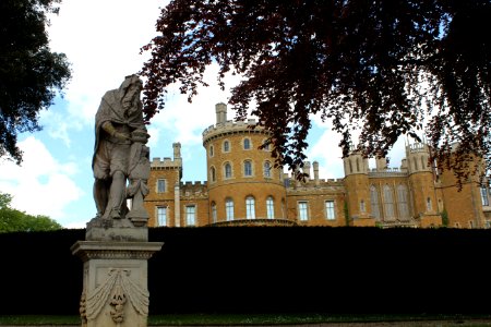 Statue depicting Winter, Belvoir Castle