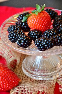 Berries fruit dessert