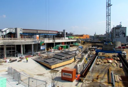 Station Arnhem bouw 2011 photo