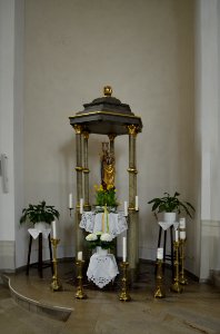 Steinefrenz, Katholische Pfarrkirche St. Matthias, Heiligenfigur