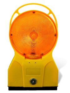 Warning lamp yellow baustelle light photo