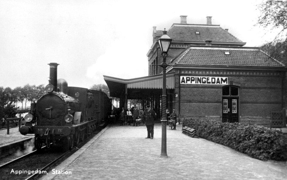 Station Appingedam; circa 1920