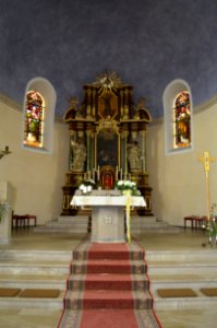 Steinefrenz, Katholische Pfarrkirche St. Matthias, Altarraum