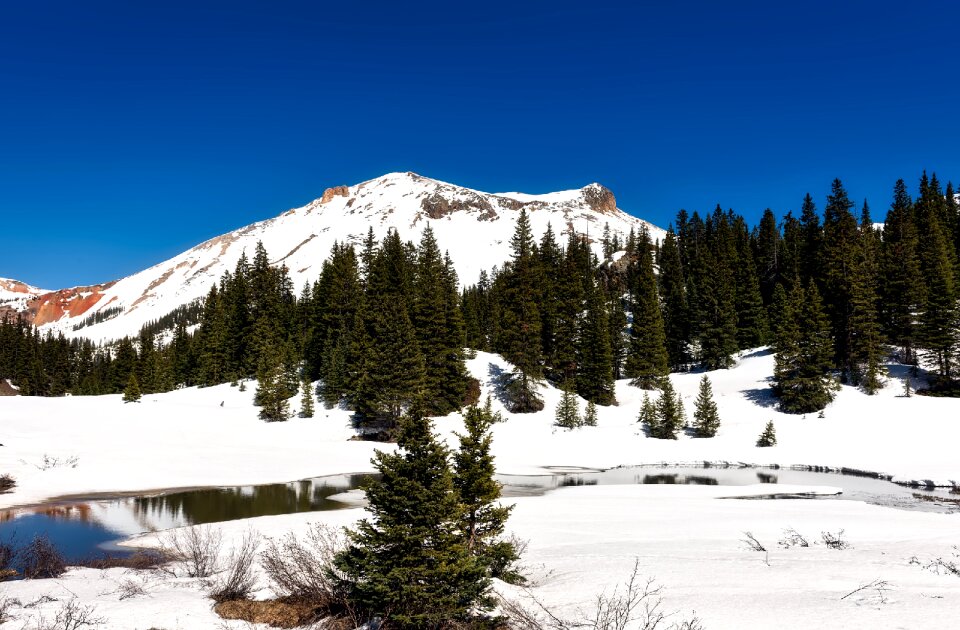Mountains valley stream