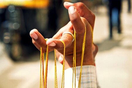 Person rope present