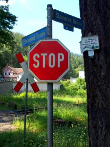 Steinerne Renne Schilder